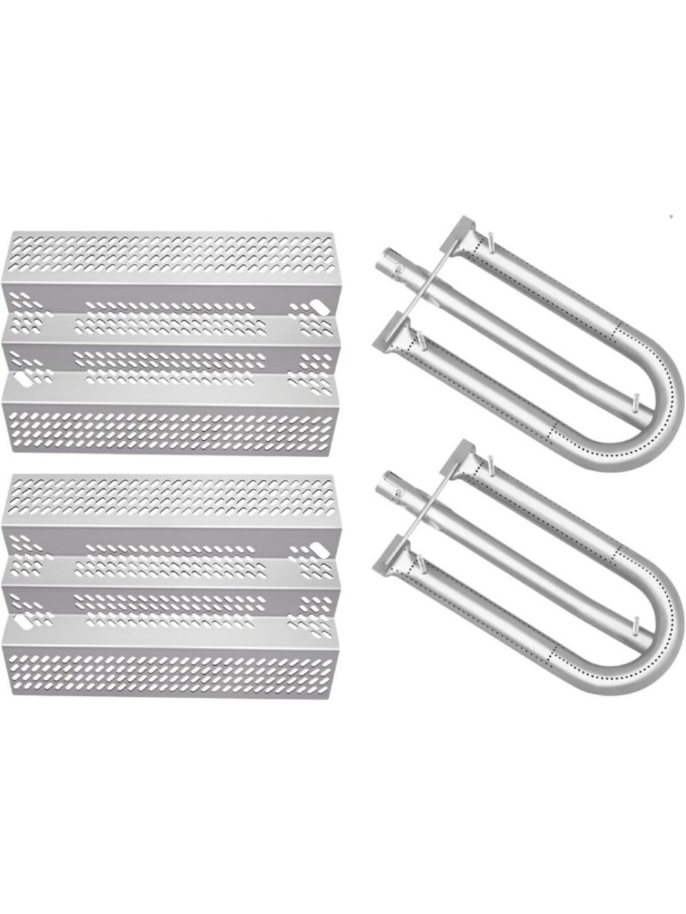 2-Pack Heat Plate & Burner Repair Kit for 24NB 24NG 24NP Gas Grills